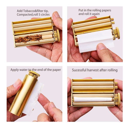 Antique brass cigarette - antique,